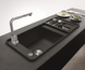 🟥 Кухонна мийка Franke Style SYG 611 (114.0522.721) гранітна - врізна - оборотна - колір Онікс обробна дошка, таця-сортер в комплекті