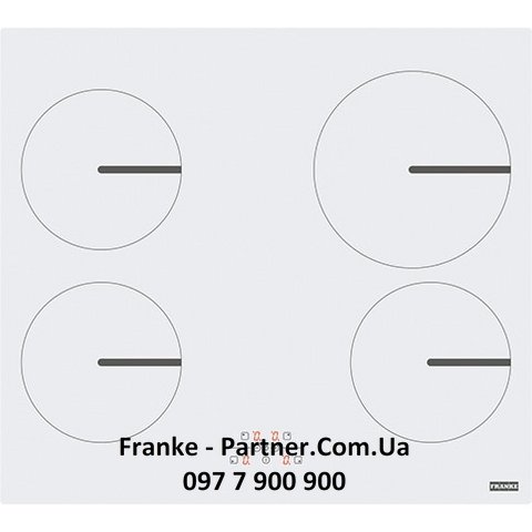 Franke-Partner.com.ua ➦  Встраиваемая варочная индукционная поверхность Franke Smart FHSM 604 4I WH (108.0495.507) цвет белый