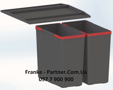 Franke-Partner.com.ua ➦  Системи сортування відходів EASYSORT 450-0-2 - Сортер Franke Easy Sort (2х14,5л) (121.0494.182)