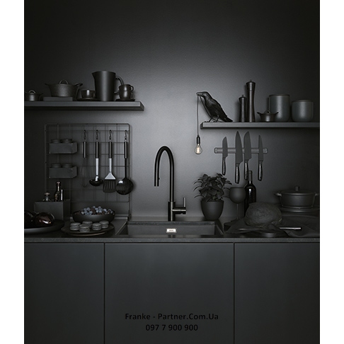 Franke-Partner.com.ua ➦  Кухонный смеситель Franke Eos Neo Pull Down, с выдвижным изливом и функцией душа