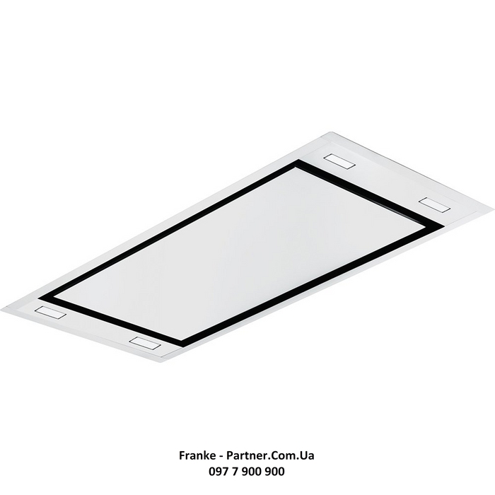 Franke-Partner.com.ua ➦  Кухонная вытяжка Franke Maris Ceiling Flat FCFL 906 WH (350.0536.873) белого цвета- встраиваемая в потолок - 90 см