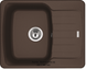 🟥 Кухонна мийка Franke Antea AZG 611-62 (114.0499.153) гранітна - врізна - оборотна - колір Шоколад
