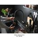 🟥 Кухонный смеситель Franke Eos Neo Pull Down с вытяжным изливом и функцией душа с ламинарным потоком воды (115.0613.671) Индустриальный чёрный