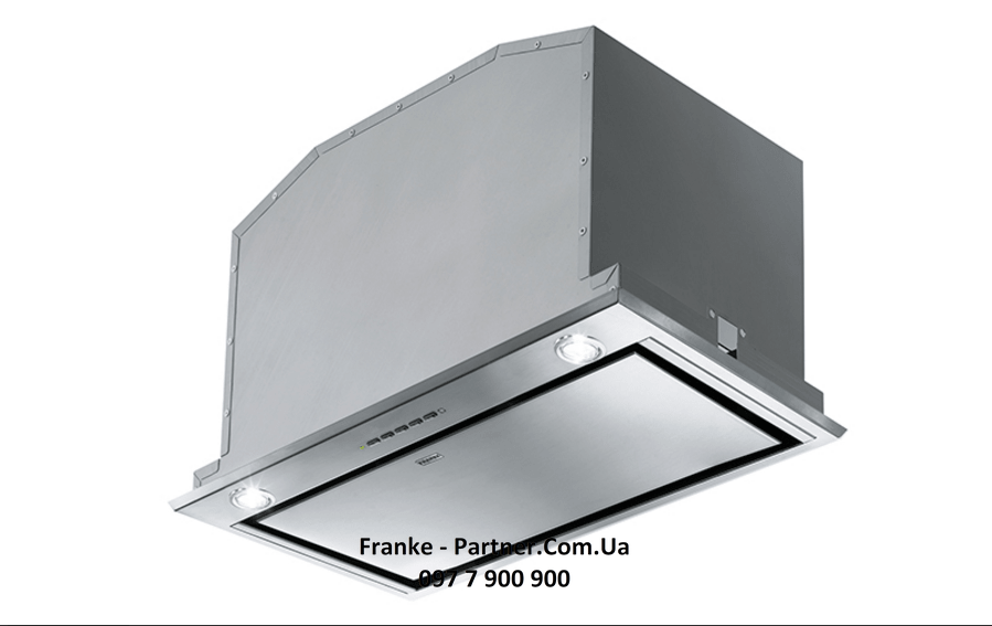Franke-Partner.com.ua ➦  Кухонная вытяжка Franke Inca Plus FBI 737 XS/BK (305.0528.842) нерж. сталь/чёрное стекловстраиваемая полностью, 70 см