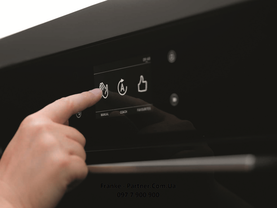 Franke-Partner.com.ua ➦  Мультифункциональный духовой шкаф с сенсорным дисплеем Frames by Franke FS 913 M BK DCT TFT, цвет черный