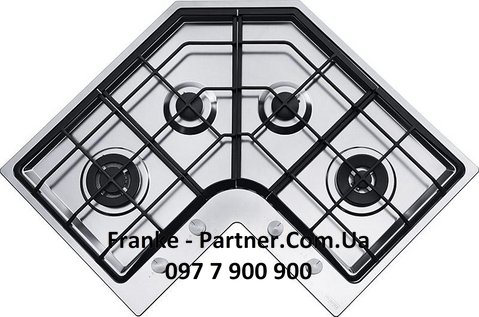 Franke-Partner.com.ua ➦  Варочная поверхность Franke Neptune Corner FHNE COR 4 3G TC XS C (106.0204.367)