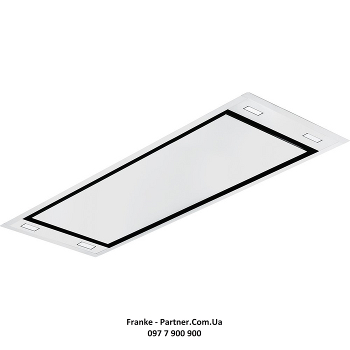 Franke-Partner.com.ua ➦  Кухонна витяжка Franke Maris Ceiling Flat FCFL 1206 WH (350.0536.874) біла матова емаль - вбудовувана в стелю - 120 см