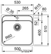 🟥 Кухонна мийка Franke Smart SRX 210-50 TL (127.0703.299) неіржавна сталь - врізна - полірована - отвір по центру