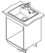 🟥 Кухонна мийка Franke Maris MRG 610-52 TL (114.0716.704) гранітна - врізна - колір Сірий сланець