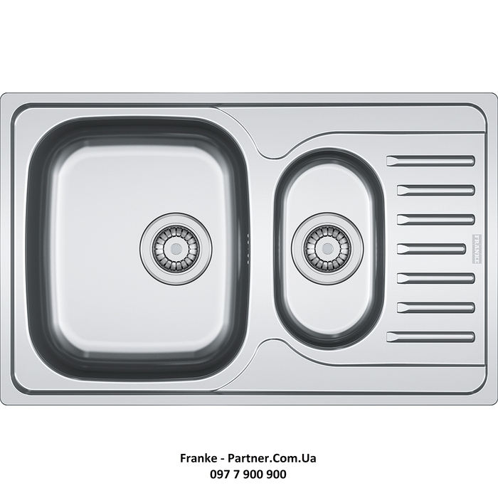 Franke-Partner.com.ua ➦  Кухонная мойка Franke Polar PXL 651-78 (101.0377.282), декор