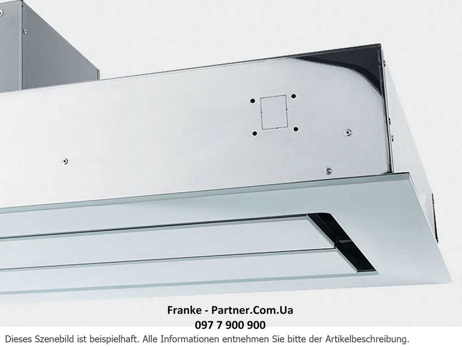 Franke-Partner.com.ua ➦  Островная кухонная вытяжка Franke Maris Ceiling FCBI 1204 C WH (110.0338.394) белое стекло