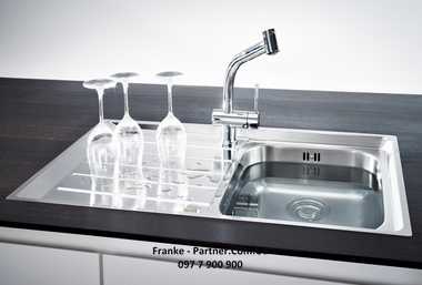 Franke Neptune Plus - Lavello in acciaio inox NPX 611/7 860x510 mm  101.0068.360