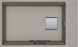 🟥 Кухонна мийка Franke KUBUS 2 KNG 110-62 (125.0599.044) гранітна - монтаж під стільницю - колір SUPER METALLIC Перлинно-сірий - (коландер та коврик Rollmat у комплекті)