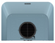 🟥 Кухонна витяжка Franke Smart Deco FSMD 508 BL (335.0530.203) блакитного кольору настінний монтаж, 50 см