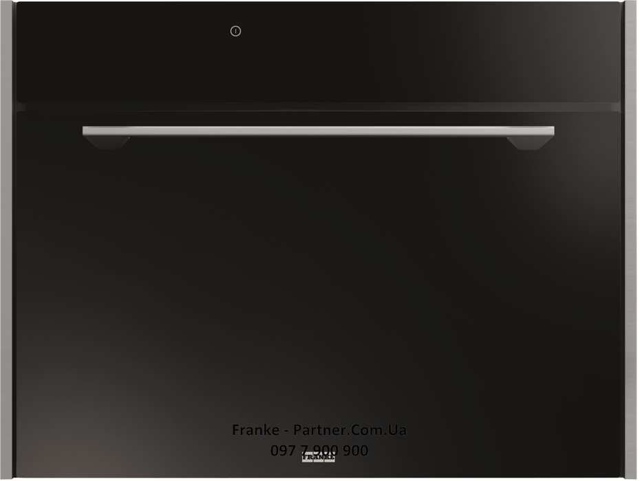 Franke-Partner.com.ua ➦  Компактный пиролитический мультифункциональный духовой шкаф Frames by Franke FMO 45 FS P TFT BK XS, цвет черный