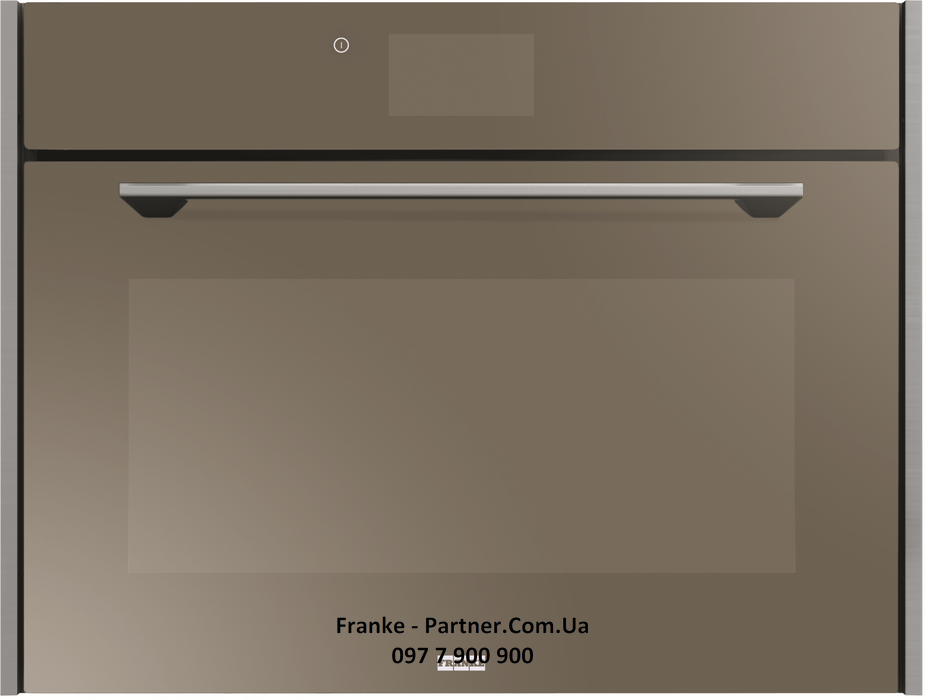 Franke-Partner.com.ua ➦  Компактный пиролитический мультифункциональный духовой шкаф Frames by Franke FMO 45 FS P TFT CH XS, цвет шампань