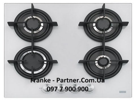 Franke-Partner.com.ua ➦  Варочная поверхность Franke Crystal FHCR 604 4G HE WH C (106.0374.281)