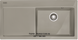 🟥 Кухонна мийка Franke Mythos MTK 611-100 (124.0380.245) керамічна - врізна - колір Сірий матовий крило зліва