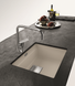 🟥 Кухонна мийка Franke KUBUS 2 KNG 110-52 (125.0576.309) гранітна - монтаж під стільницю - колір Сірий камінь - (коландер та килимок Rollmat у комплекті)