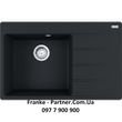 Кухонна мийка Franke Centro CNG 611-78 TL (114.0630.474) гранітна - врізна - крило праворуч - колір Чорний матовий