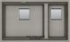 🟥 Кухонна мийка Franke KUBUS 2 KNG 120 (125.0599.048) гранітна - монтаж під стільницю - колір SUPER METALLIC Перлинно-сірий - (коландер та коврик Rollmat у комплекті)