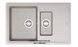 🟥 Кухонна мийка Franke Basis BFG 651-78 (114.0272.635) гранітна - врізна - оборотна - колір Сріблястий