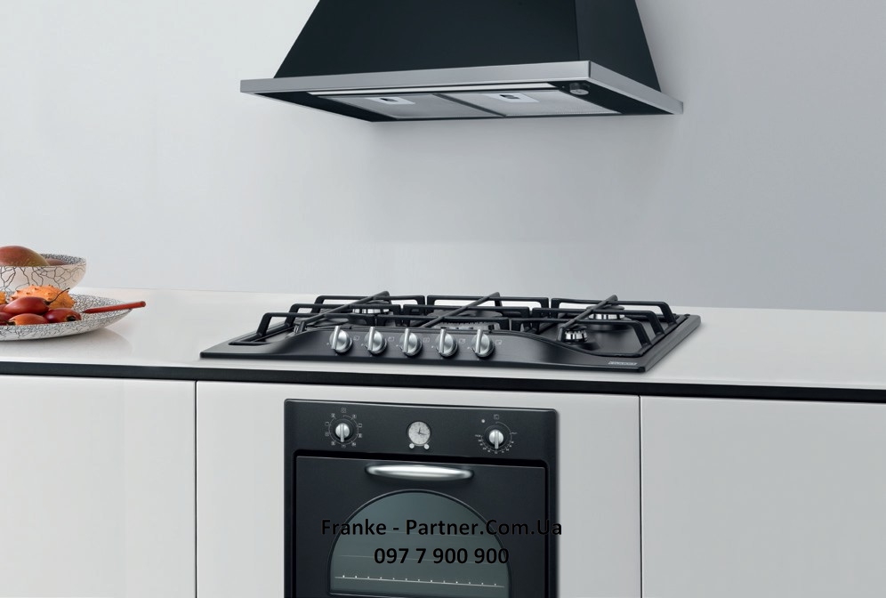 Franke-Partner.com.ua ➦  Кухонная вытяжка Franke Trendline 808 BK (321.0524.214) цвет матовый чёрный
