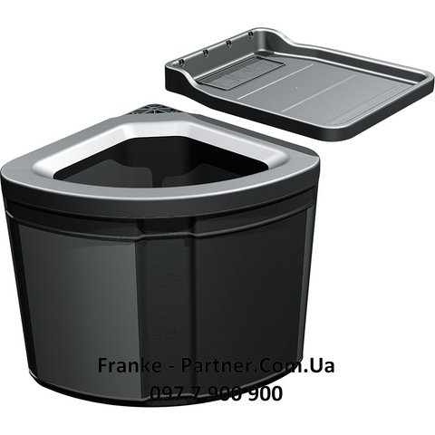 Franke-Partner.com.ua ➦  Сортер Pivot (27л) черный пластик