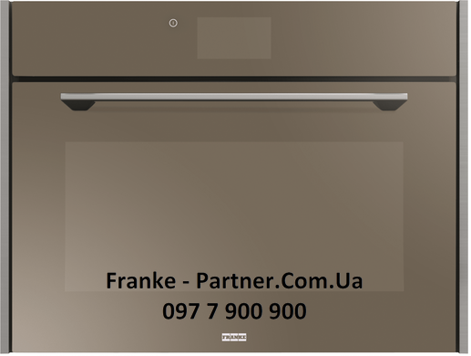 Franke-Partner.com.ua ➦  Компактный мультифункциональный духовой шкаф с микроволновым режимом Frames by Franke FMW 45 FS C TFT CH XS, цвет шампань