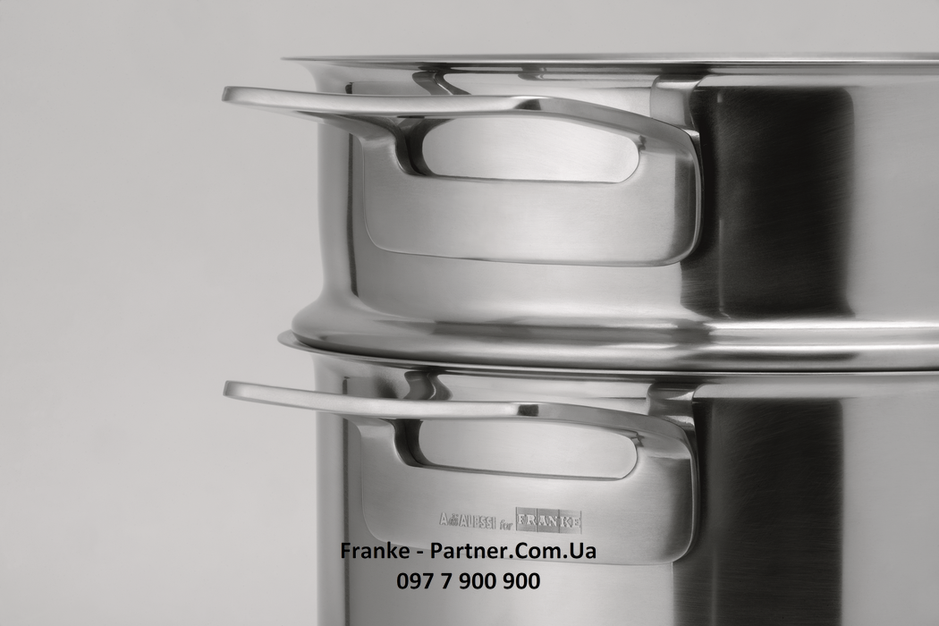 Franke-Partner.com.ua ➦  Професійний набір посуду Franke, серія "A di Alessi for Franke" (112.0500.078) нерж. сталь