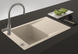 🟥 Кухонна мийка Franke FX FXG 611-78 (114.0517.134) гранітна - врізна -оборотні - колір мигдаль