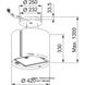 🟥 Підвісна кухонна витяжка Franke Smart Suspended FSMS F42 BK MATT (345.0654.933) Чорний матовий