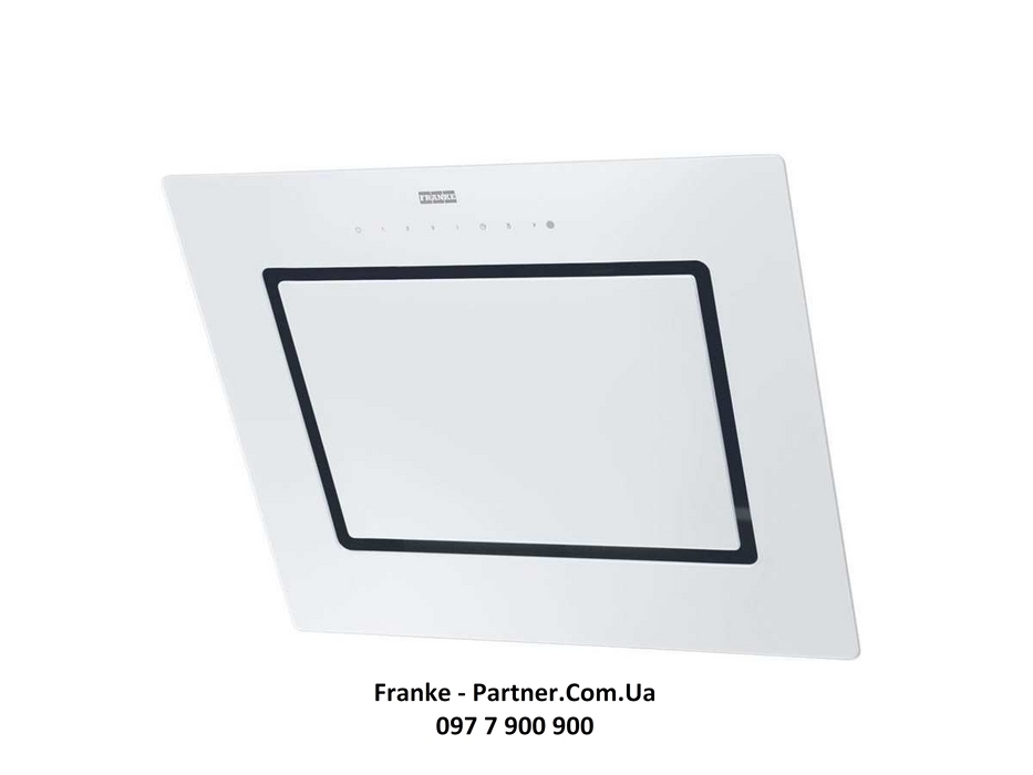 Franke-Partner.com.ua ➦  Кухонная вытяжка Franke Mythos FMY 906 WH (110.0377.749) белое стекло
