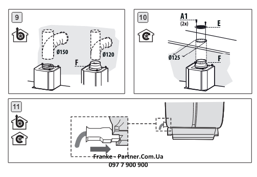 Franke-Partner.com.ua ➦  Кухонная вытяжка Franke Style Pro FSTPRO 908 X (305.0522.797) нерж. сталь / прозрачное стекло встраиваемая полностью, 90 см