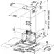 🟥 Кухонна витяжка Franke Glass Linear FGL 7015 XS (110.0152.537) неіржавна сталь / прозоре скло настінний монтаж, 70 см