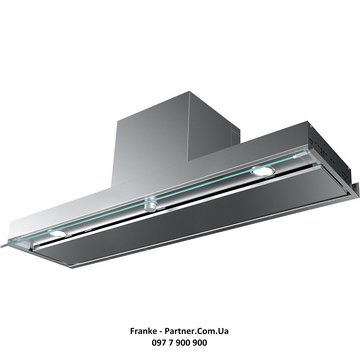 Franke-Partner.com.ua ➦  Кухонна витяжка Franke Style Pro FSTPRO 908 X (305.0522.797) нерж. сталь / прозоре скло вбудована повністю, 90 см