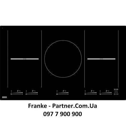 Franke-Partner.com.ua ➦  Варильна поверхня Franke індукційна FHMT 905 1I 2FLEXI INT (108.0379.467) чорне скло