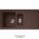 🟥 Кухонна мийка Franke Impact IMG 651 (114.0502.875) гранітна - врізна - оборотна - колір Шоколад