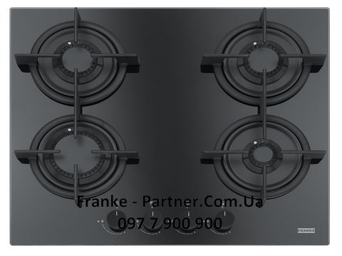 Franke-Partner.com.ua ➦  Варочная поверхность Franke Crystal FHCR 604 4G HE BK C (106.0374.280)