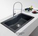 🟥 Кухонна мийка Franke Acquario Line AEG 610 (114.0185.316) гранітна - врізна - колір Графіт обробна дошка, коландер та кошик у комплекті