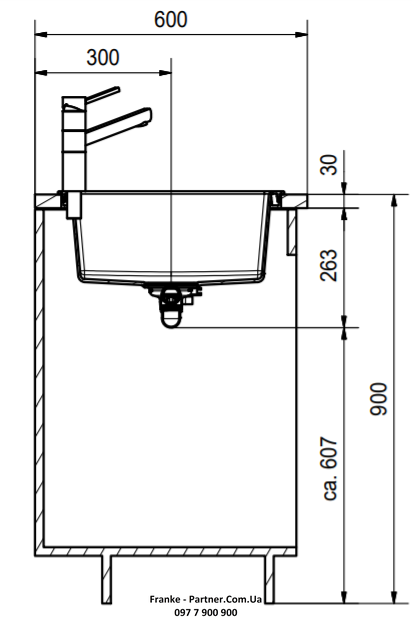 Franke-Partner.com.ua ➦  Кухонна мийка Fanke S2D 611-78 XL