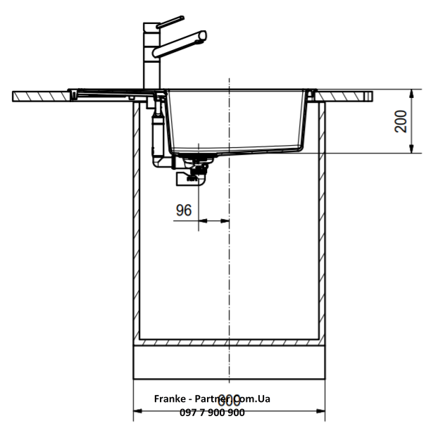 Franke-Partner.com.ua ➦  Кухонна мийка Fanke S2D 611-78 XL