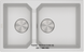 🟥 Кухонна мийка Franke FX FXG 620 (114.0517.200) гранітна - врізна - оборотна - колір Білий
