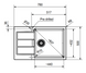 Кухонна мийка S2D 611-78 XL, чорний 143.0621.335-f