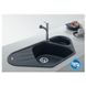 🟥 Кухонна мийка Franke Antea AZG 661-E (114.0499.223) гранітна - врізна - кутова - колір Онікс