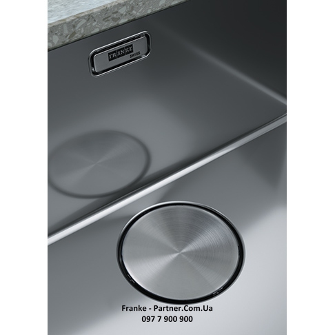Franke-Partner.com.ua ➦  Кухонна мийка Franke Mythos MYX 210-45 (127.0603.516) нержавіюча сталь - монтаж врізний, у рівень або під стільницю - полірована
