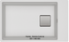 🟥 Кухонна мийка Franke KUBUS 2 KNG 110-62 (125.0517.098) гранітна - монтаж під стільницю - колір Білий - (коландер та килимок Rollmat у комплекті)