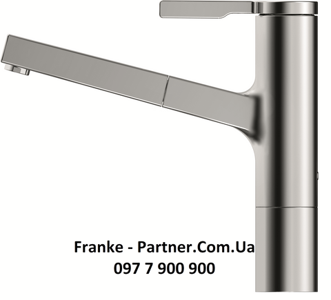 Franke-Partner.com.ua ➦  Кухонний змішувач з виносною лійкою Frames by Franke FS TL PO, колір хром
