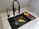 🟥 Кухонна мийка Franke KUBUS 2 KNG 120 (125.0517.109) гранітна - монтаж під стільницю - колір Сахара - (коландер та килимок Rollmat у комплекті)