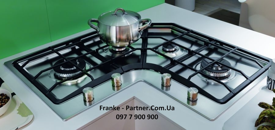 Franke-Partner.com.ua ➦  Варильна поверхня Franke Neptune Corner FHNE COR 4 3G TC XT C (106.0204.403)